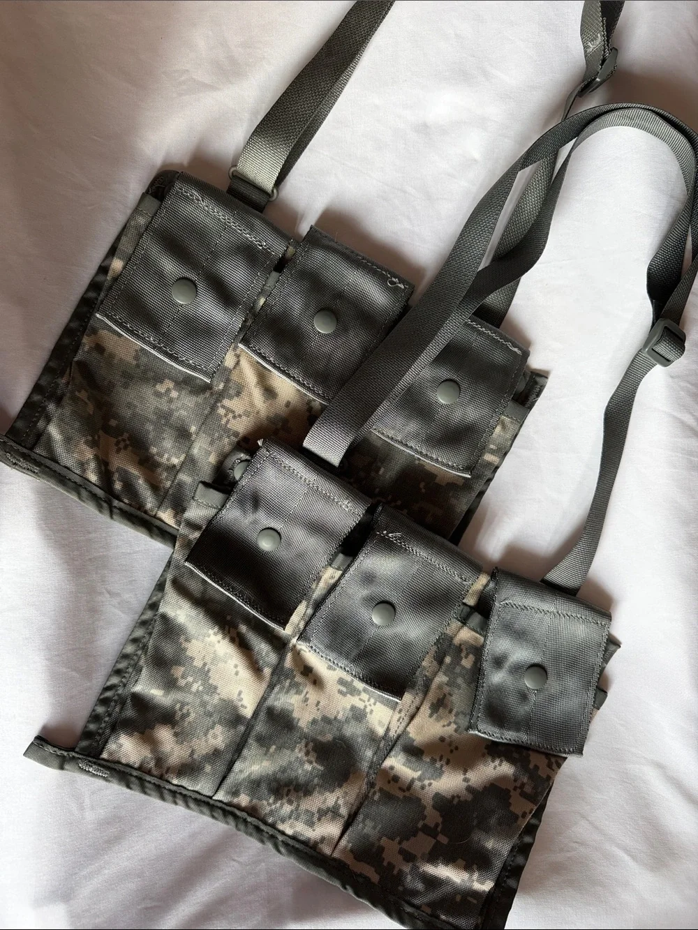 Olive Green MOLLE ll bandoleer ammunition pouch
